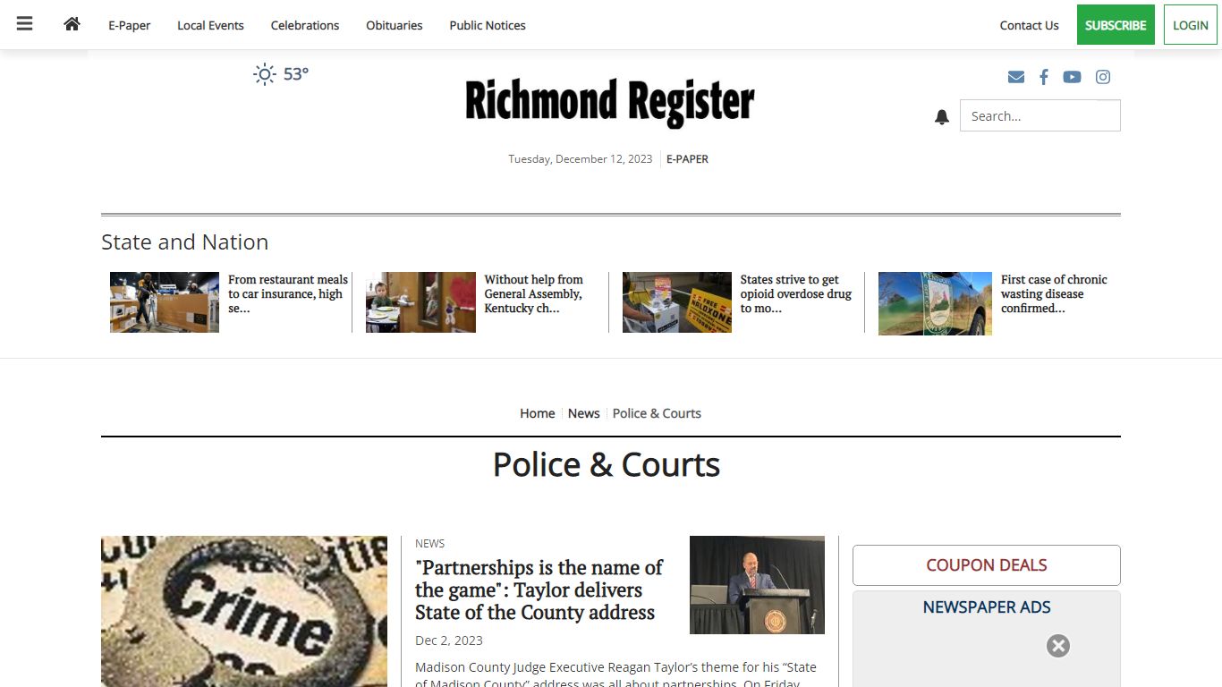 Police & Courts | richmondregister.com